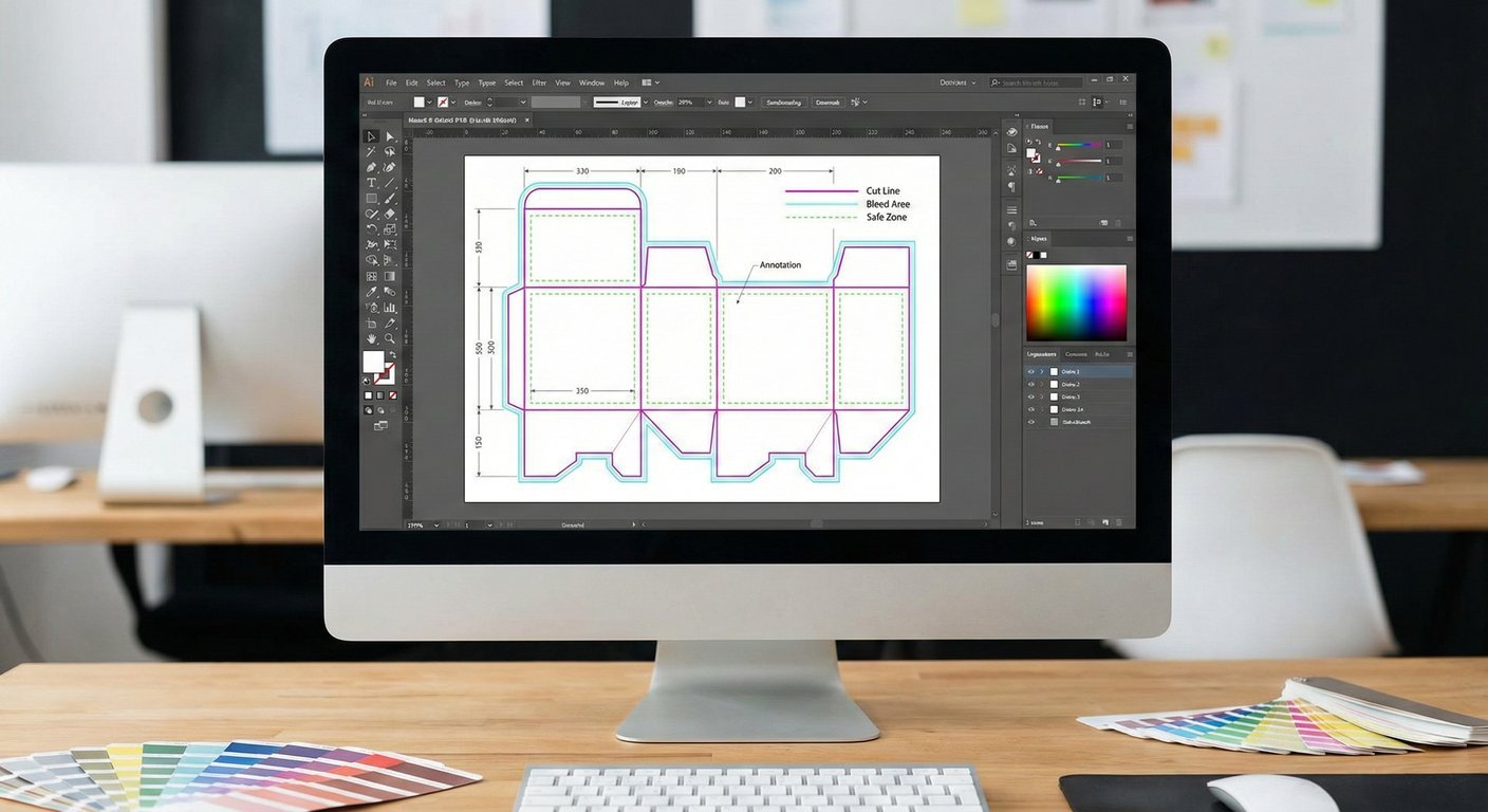 Dieline and Bleed: The 3-Minute Guide to Print-Ready Packaging