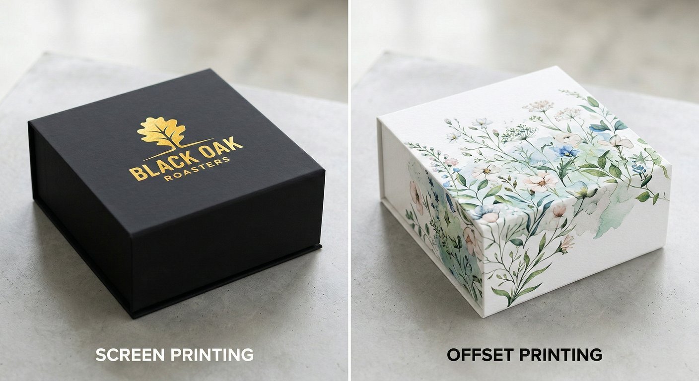 Silk Screen Printing vs Offset Printing: The Ultimate Packaging Guide
