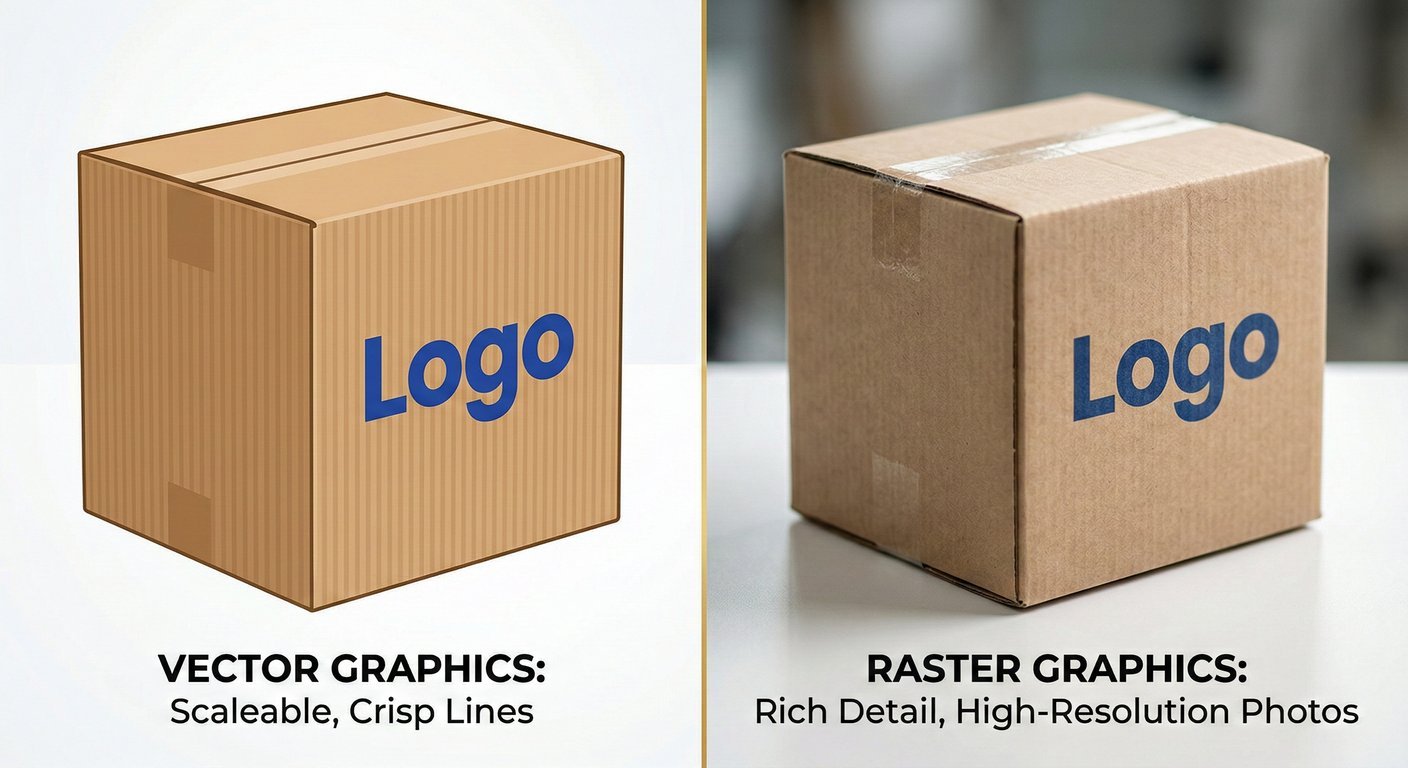 Vector vs Raster Graphics: The Ultimate Packaging Design Guide
