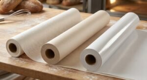 Baking paper vs greaseproof paper vs silicone paper rolls comparison
