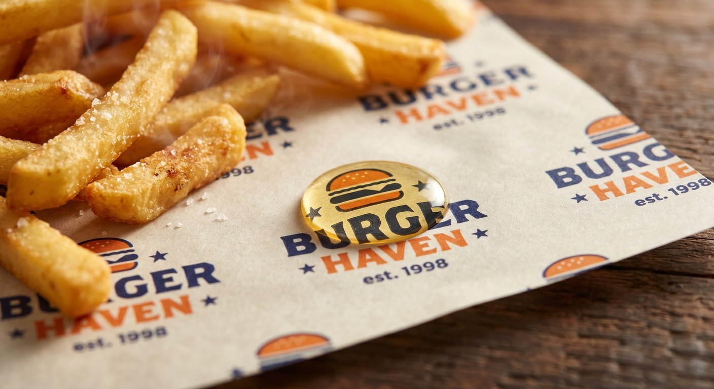 Technical barrier properties of custom greaseproof paper resisting oil penetration.