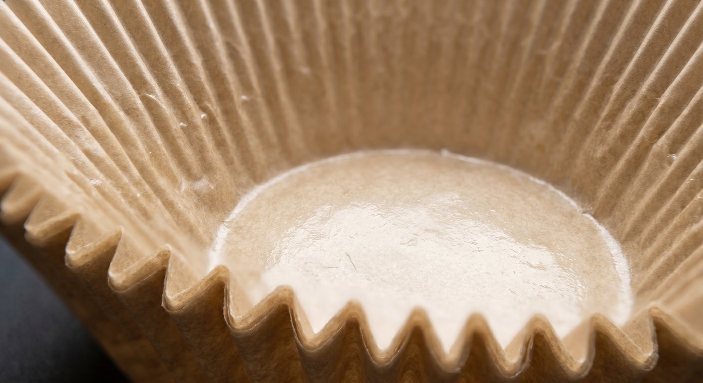 Greaseproof coating and fluting detail for cupcake cases bulk.