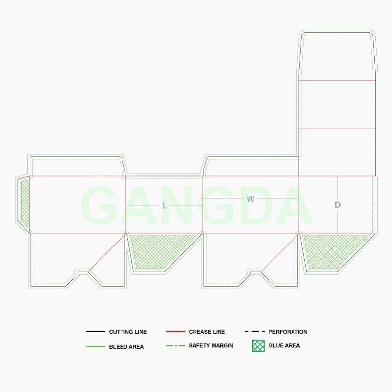 auto bottom display box structural detail