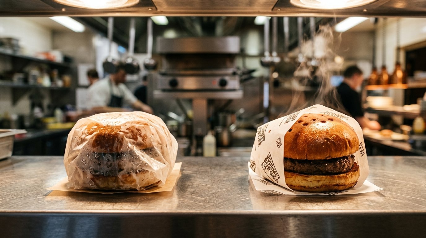 Greaseproof vs Wax Paper for Hot Food: Heat & Breathability Guide